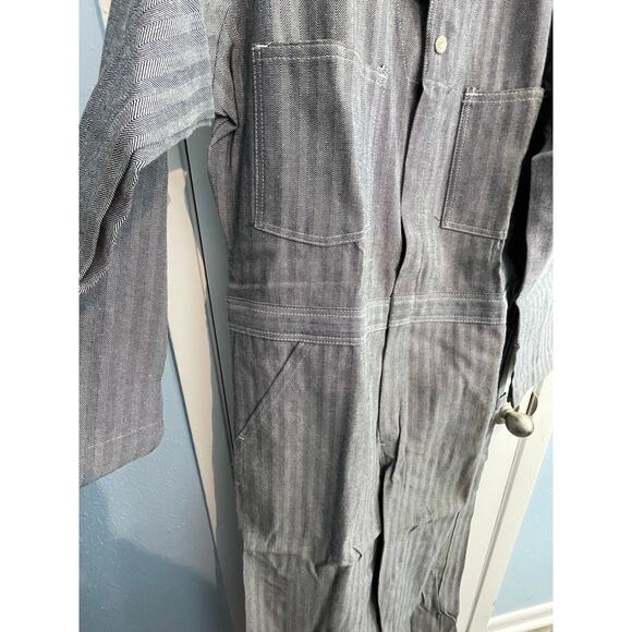 Vintage Universal Overall Stonecutter Pinstripe Coverall Size 44 Union - Picture 4 of 9